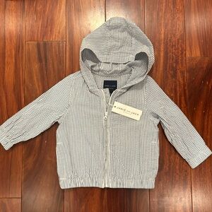 NWT Janie and Jack Seersucker Lightweight Jacket - 12-18 Months